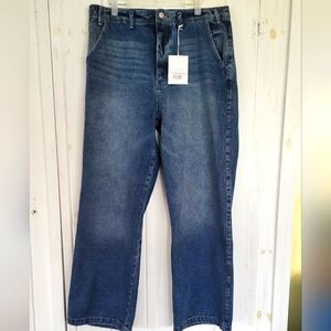 KanCan Ultra High-rise Straight Leg Buttonfly Jean